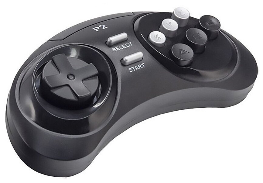 Retro Genesis Controller 16 Bit джойстик беспроводной для HD Ultra, P2