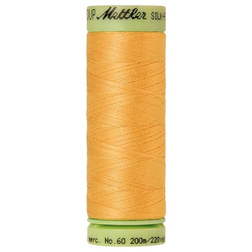 Нить для машинного квилтинга SILK-FINISH COTTON 60, 200 м 100% хлопок 0891 Candlelight ( 9240-0891 )