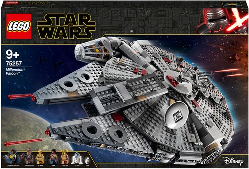 Конструктор LEGO Star Wars Episode IX 75257 Сокол Тысячелетия, 1351 дет.