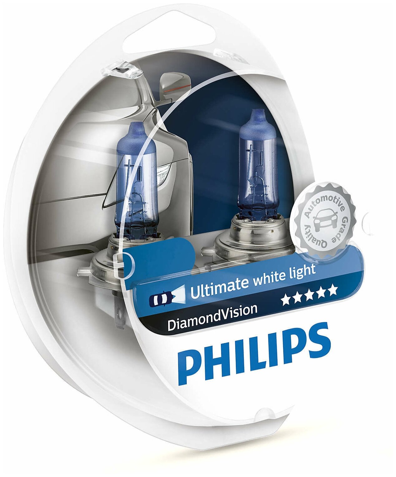 Лампа hb4fit 9006 diamond vision 12.8v 55w p22d (пластиковая упковка 2 шт.) Philips 9006DVS2