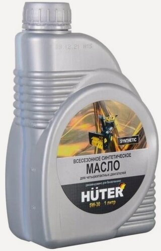 Изображение товара Моторное масло Huter 5W-30 синтетическое для четырёхтактных двигателей, 1л.