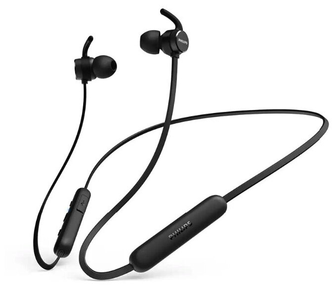 Гарнитура PHILIPS TAE1205BK/00, Bluetooth, черный