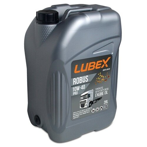 LUBEX Lubex Robus Pro 10w40 (20l)_масло Мот! Синтapi Ch-4/Ci-4/Sl, Acea A3/B4/E7, Man M 3275-1, Mb 228.3