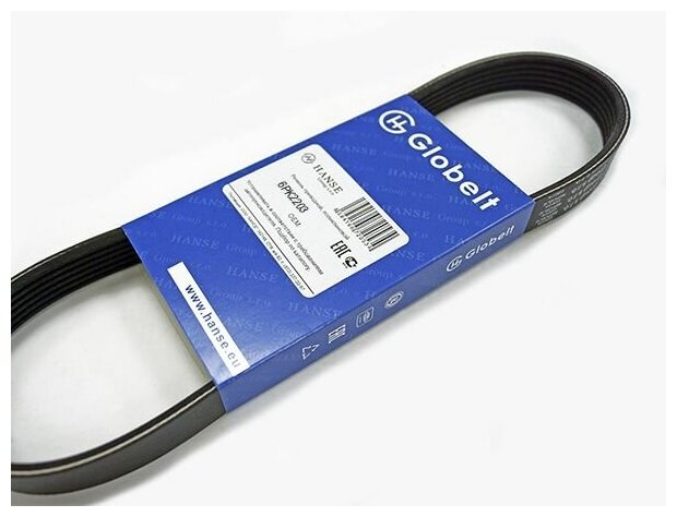 6Pk2203_globelt_ремень Приводной Поликлиновой Epdm Globelt арт. 6PK2203