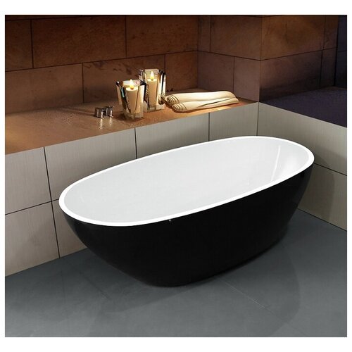 Акриловая ванна Esbano Sophia (black). Размер: 1700x850x560. акриловая ванна esbano sophia black