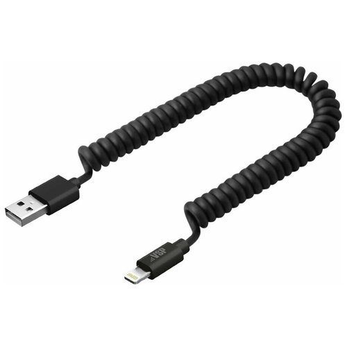 Кабель BORASCO Lightning (m) - USB (m), 2м, 2A, черный [20547] кабель borasco micro usb m usb m 2м 2a черный [21973]