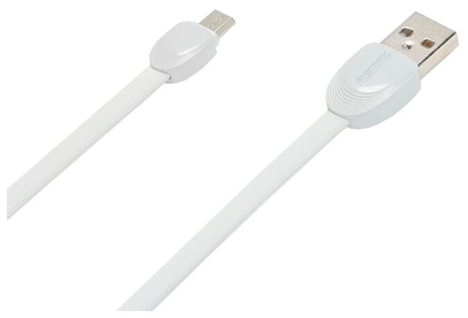 Кабель USB REMAX RC-040m Shell, USB - MicroUSB, 2.1А, 1 м, белый