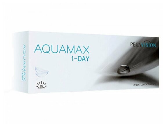 PEGAVISION Контактные линзы Aquamax 1-Day, 90 шт. 8.6 -8