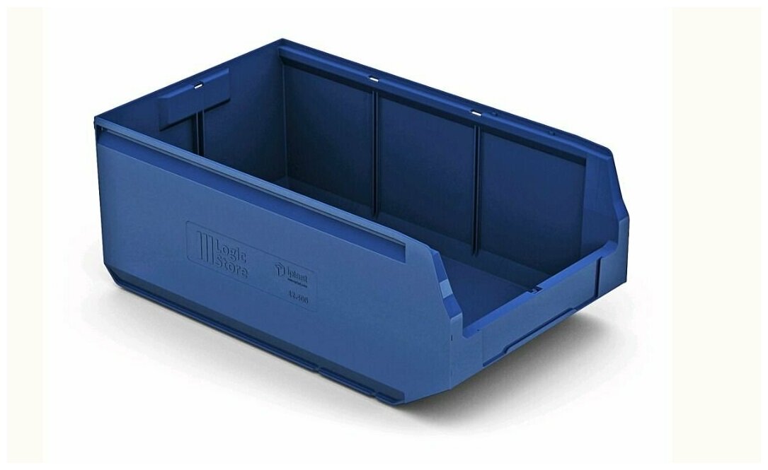 Ящик (лоток) универсальный полипропиленовый I Plast Logic Store 500×300×200 мм синий