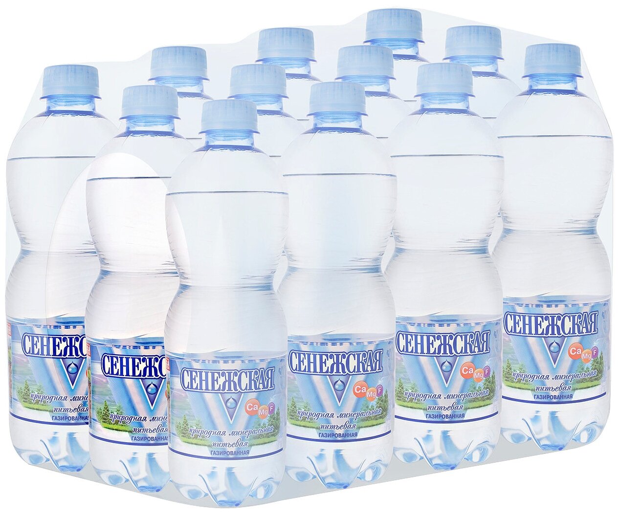 Вода минеральная питьевая природная столовая Сенежская газированная 0,5л ПЭТ (товар продается упаковкой по 12 шт) - фотография № 7