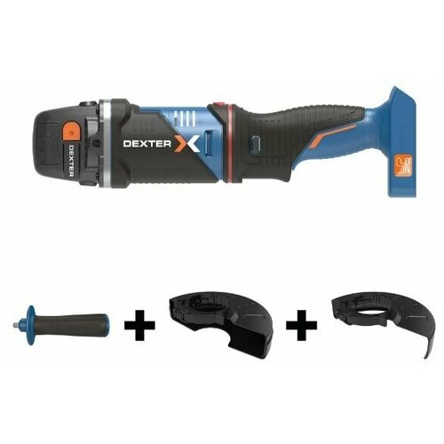УШМ болгарка аккумуляторная бесщеточная Dexter 20VAG3-125BL1 20 В Li-ion 125 мм без АКБ и ЗУ 1364500₽