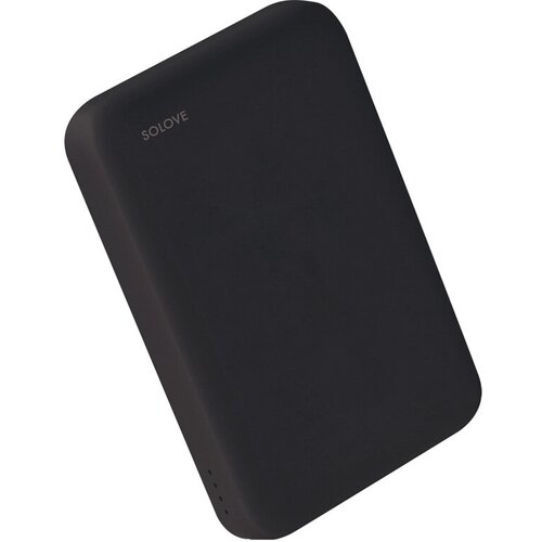 Внешний аккумулятор SOLOVE W12 Pro Black RUS 10000mAh Magnetic MagSafe 20W QC 3.0 PD3.0 3A,