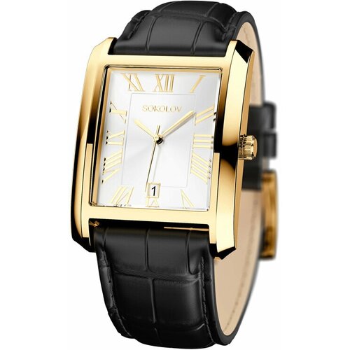 фото Наручные часы sokolov 614.78.00.600.04.01.3, серебряный