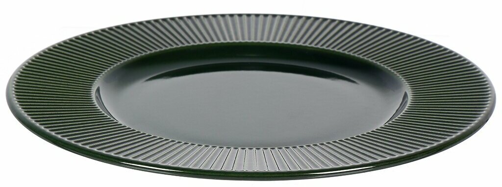 Тарелка обеденная EMERALD GREEN 27см FIORETTA TDP470 - фото №3