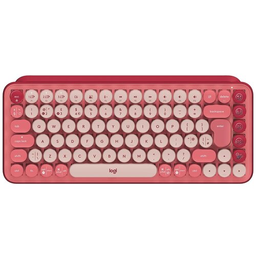 Беспроводная клавиатура Logitech POP Keys Cherry MX Brown, Heartbreаker, английская