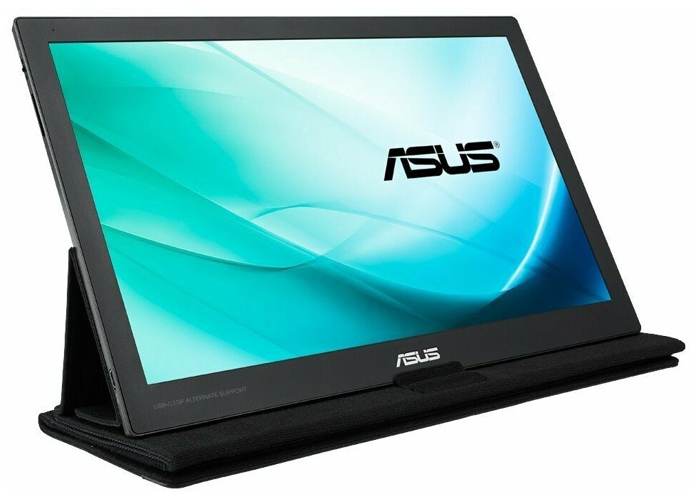 15.6" Монитор ASUS MB169C+, 1920x1080, 60 Гц, IPS, черный