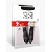 Носки женские Sisi FIORE 20 den, комплект 2 пары, эластичные фантазийные с ажурным кружевным рисунком и стразами, размер единый, цвет Daino