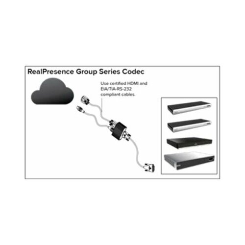 Адаптер Polycom (7200-68524-125) аксессуар ugreen cr104 usb to db9 rs 232 adapter cable 1m space grey 20210