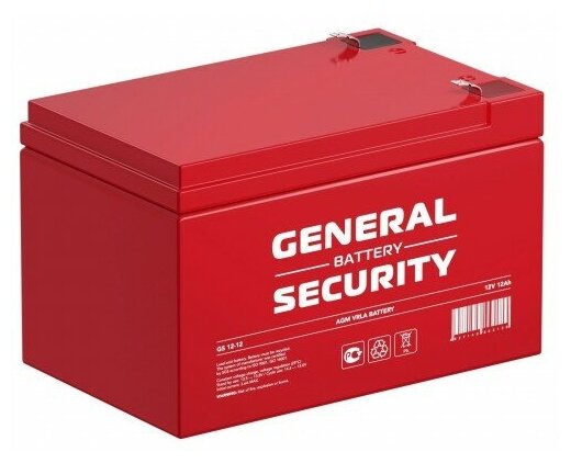 Аккумуляторная батарея General Security GS12-12L