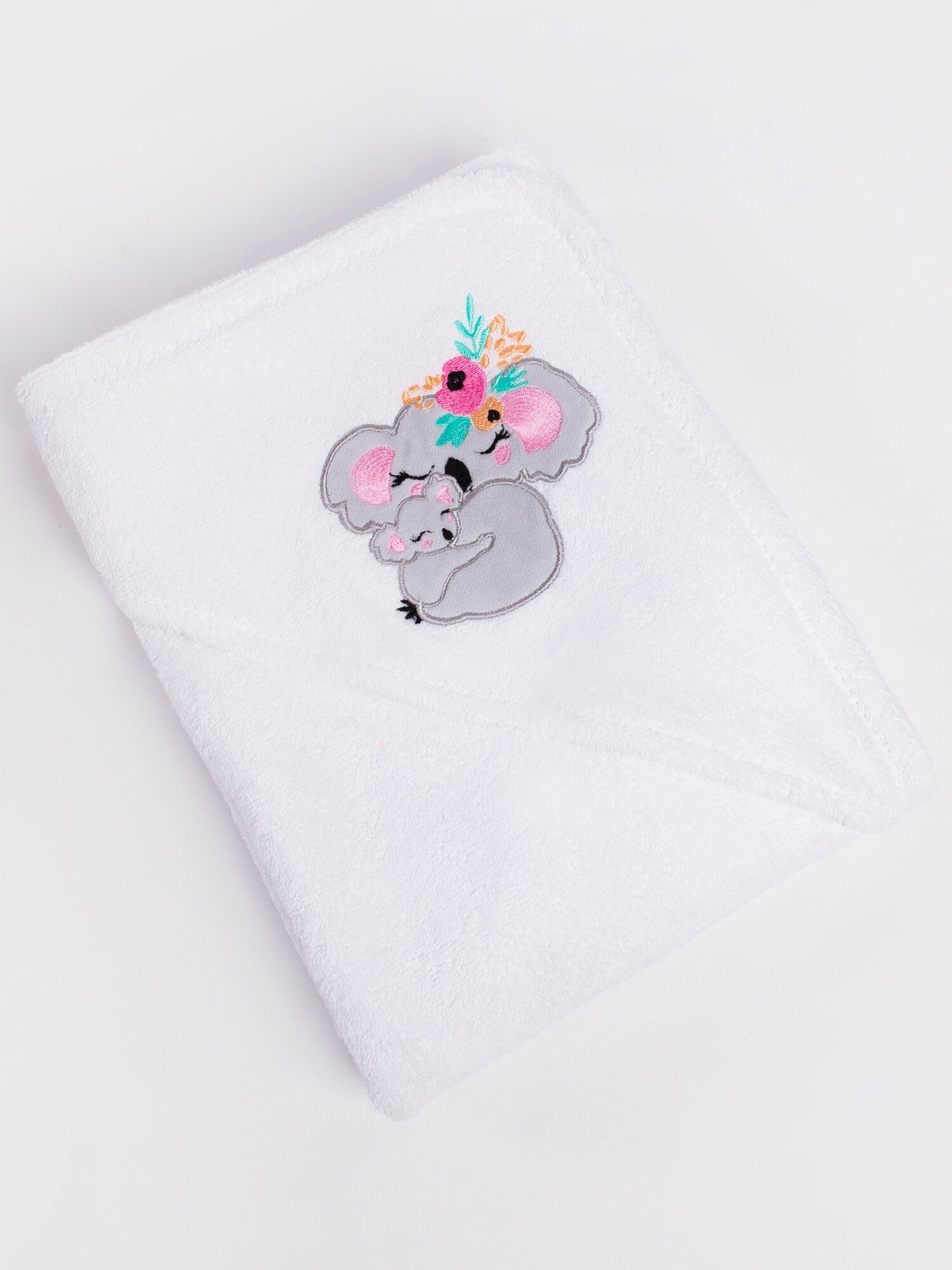 Полотенце-уголок с вышивкой Fluffy Bunny Коала
