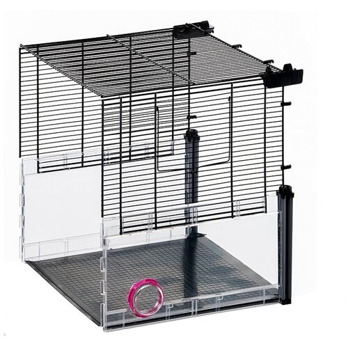 hamster cage portable travel carry rat cage small pets supplies hamster cage house useful hamster small animals accessories Дополнительный модуль для клетки грызунов Ferplast Multipla 37,5×37,5×41 см.