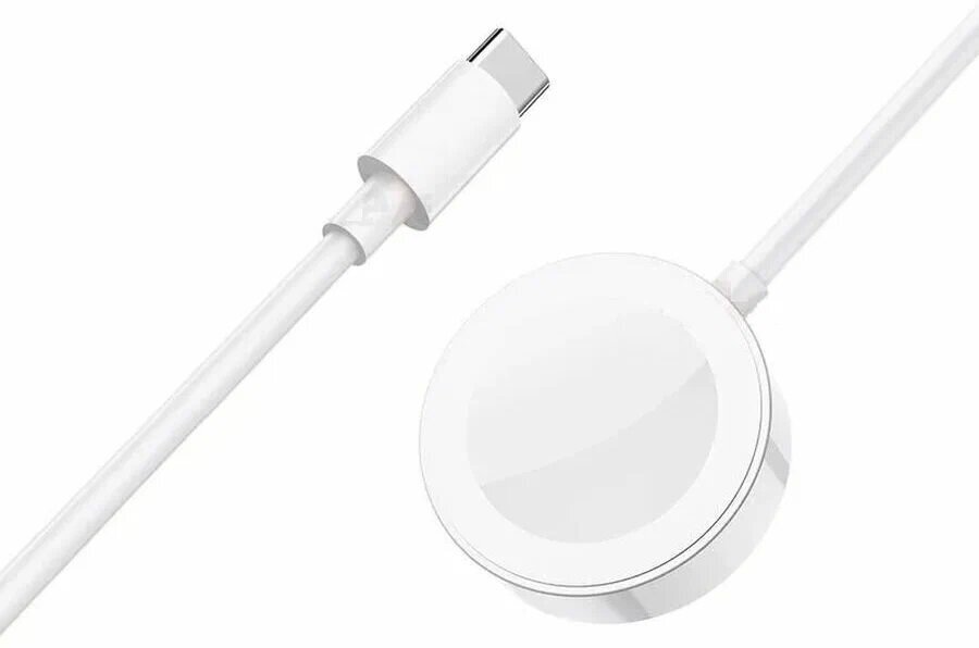 фото Беспроводное магнитное зарядное устройство Borofone BQ13C для Apple Watch, Type-C, белый