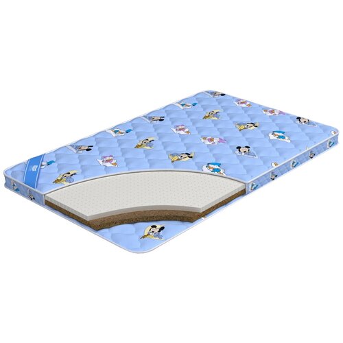 фото Матрас детский промтекс-ориент biba латекс кокос 2, голубой
