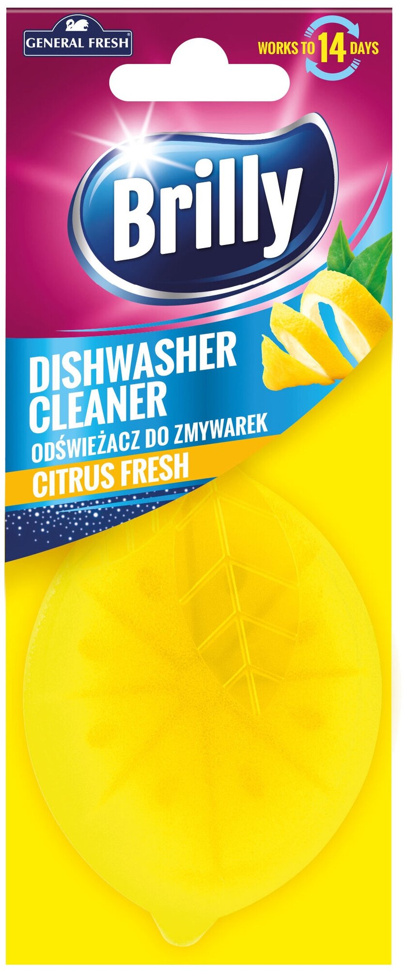 General Fresh освежитель для Посудомоечных Машин лимон 1 шт