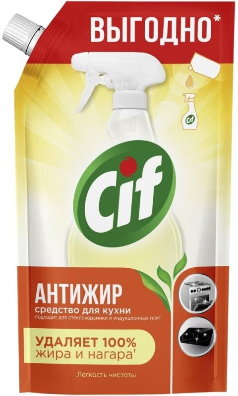 Чистящее средство для кухни Cif Рефилл Легкость чистоты 500мл