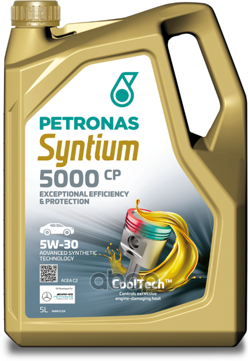 70606K1YEU PETRONAS SYNTIUM 5000 CP 5W30 4L масло моторное \ ACEA: C2 PSA B71 2290 PETRONAS / арт. 70606K1YEU - (1 шт)