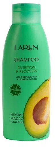 Шампунь для поврежденных волос LARUN Nutrition&Recovery, 500 мл