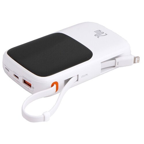 Внешний аккумулятор Baseus Power Bank Qpow Pro Digital Display Fast Charge 10000mAh 20W White PPQD020002 526200₽