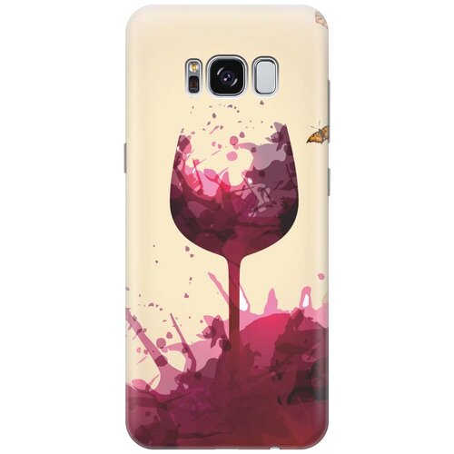 фото Re:paчехол - накладка artcolor для samsung galaxy s8 с принтом "летнее вино"