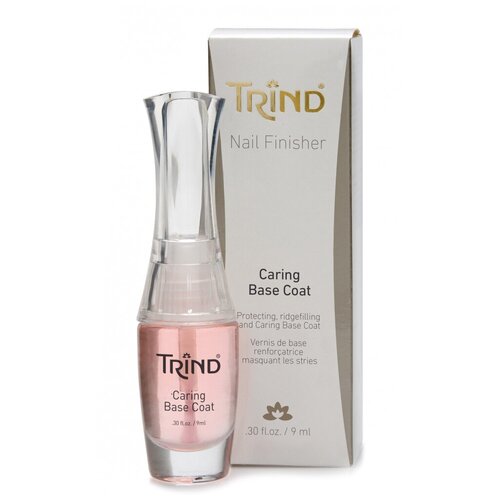 Trind Базовое покрытие Caring Base Coat, прозрачный, 9 мл