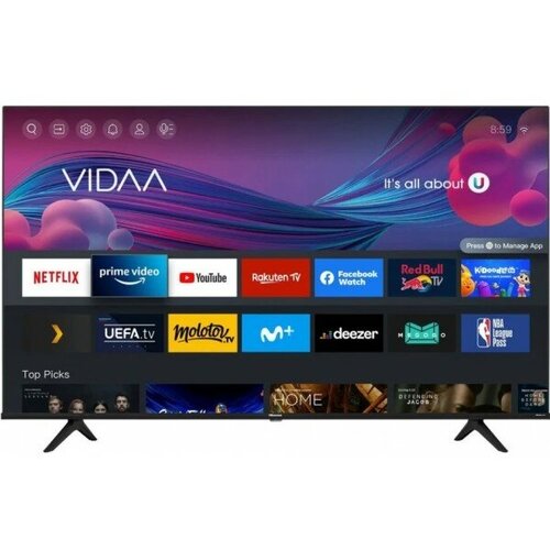 Телевизор Hisense 43 43A6K Frameless черный 4K Ultra HD 60Hz DVB-T DVB-T2 DVB-C DVB-S DVB-S2 USB WiFi Smart TV 3149200₽