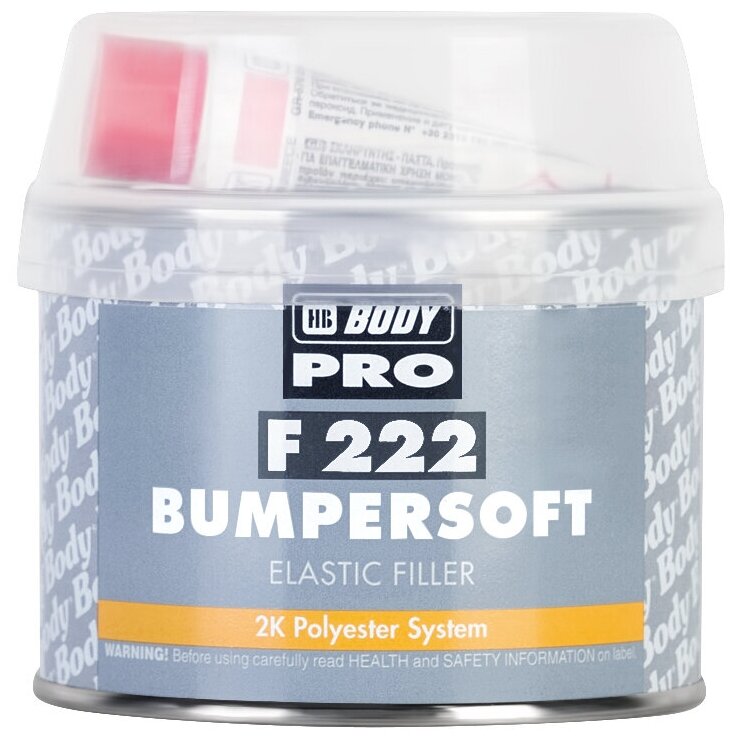 Шпатлевка Body 222 Bampersoft, 0,25кг HB BODY арт. 2220000050