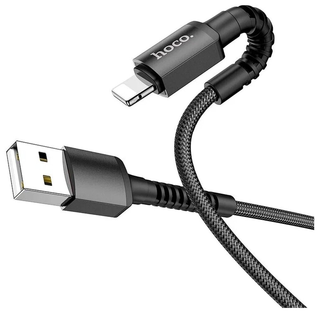 USB дата кабель Lightning HOCO X71 черный