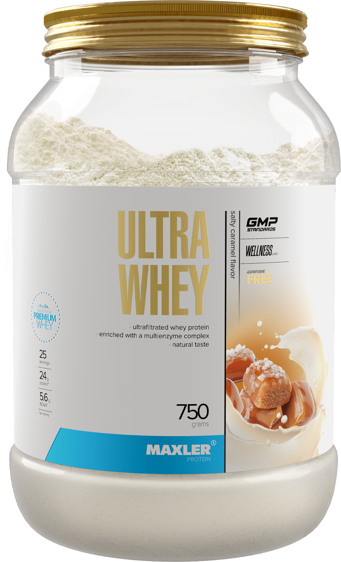 Протеин сывороточный Maxler Ultra Whey 750 гр. - Соленая карамель