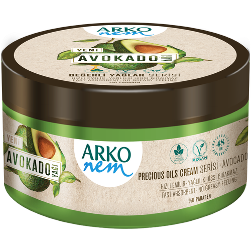 Крем для рук и тела ARKO Nem увлажняющий с маслом авокадо, 250 мл