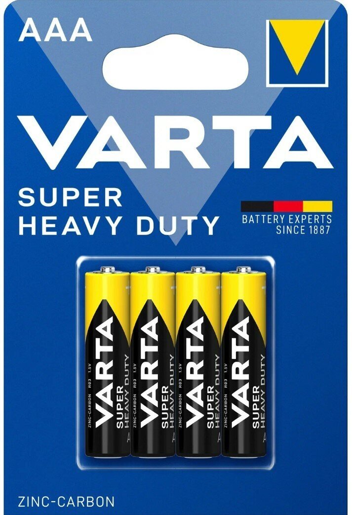 Батарейка VARTA SUPERLIFE AAA, 4 шт.