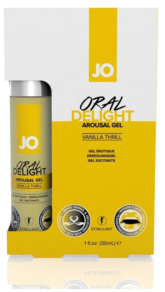 System Jo / Стимулирующий гель для оральных ласк с ароматом ванили Oral Delight Vanilla Thrill 30 мл