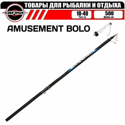 фото Удилище mifine amusement bolo 5м (40гр), для рыбалки, рыболовное, телескопическое, болонское