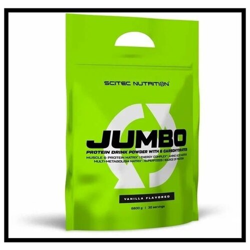 Гейнер Scitec Nutrition Jumbo 6600 г Клубника 30 порций