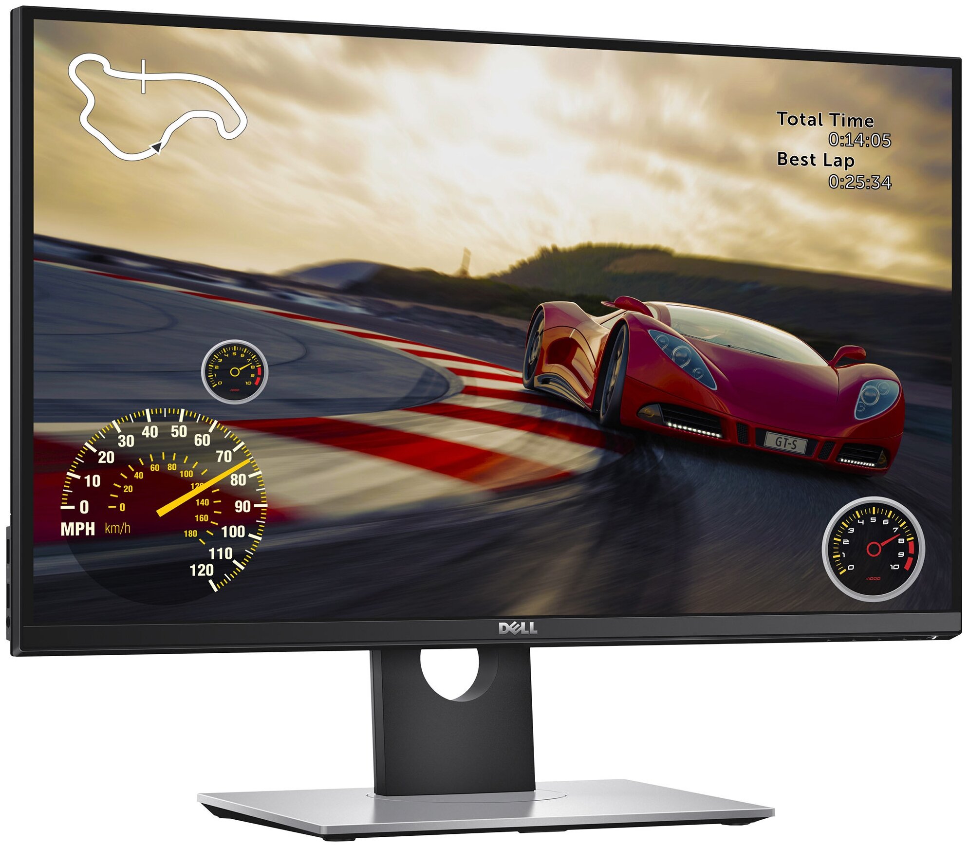 "Монитор Dell 27"" S2716DG черный TN LED 1ms 16:9 HDMI DisplayPort Mat HAS Pivot 350 (плохая упаковка)"