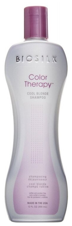 Шампунь для окрашенных волос для блондинок Biosilk Color Therapy Cool Blonde Shampoo 355 мл BS9611