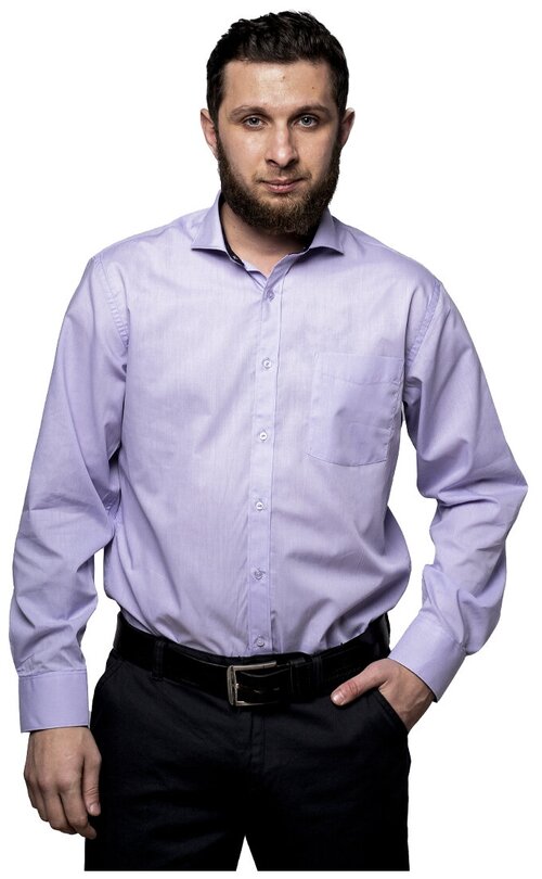 Рубашка Imperator, размер 52/L/178-186, фиолетовый