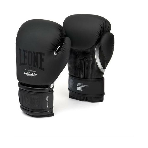 Боксерские перчатки Leone 1947 GN059 Black/White - Leone - Черный - 12 oz