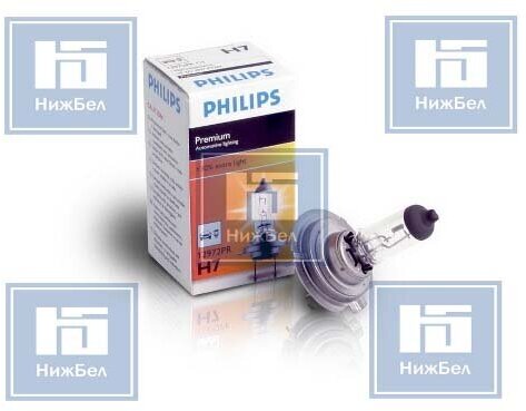 Philips Лампа галоген. H7 12 V 55 W Vision +30% "Philips"