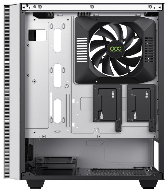 Корпус GameMax Brufen C3 WB White-Blue - фото №5