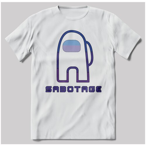 фото Футболка among us (амонг ас, play, sabotage, space, игра, игры, космос, персонаж, красный, розовый, голубой, оранжевый, синий, фиолетовый, лайм, белый, желтый, коричневый, черный, герои) - 23 размер - 36 brut-shop